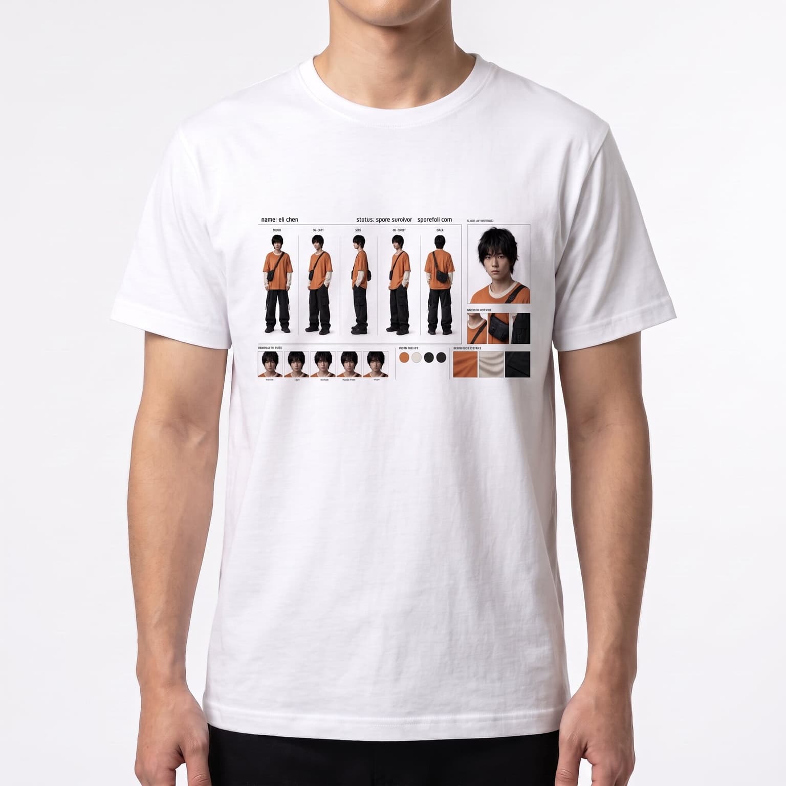 T-Shirt - ELI CHARACTER SHEET